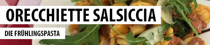 S.A. Frega - Rezepte - Orecchiette Salsiccia